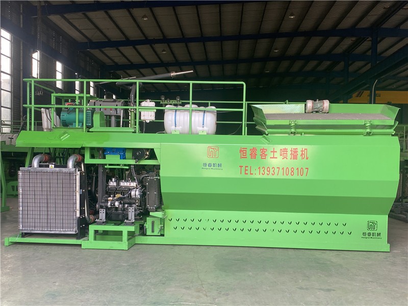 恒睿480型雙動力客土噴播機：大面積邊坡綠化效率高的省錢神器